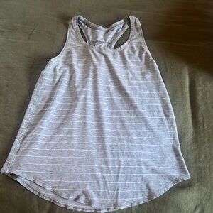 LULULEMON-Racerback stripe tank